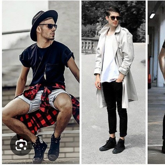 Waterproof Leather lunarlon Chuck Taylor converse All Star Sneakers black quilt - Picture 13 of 14